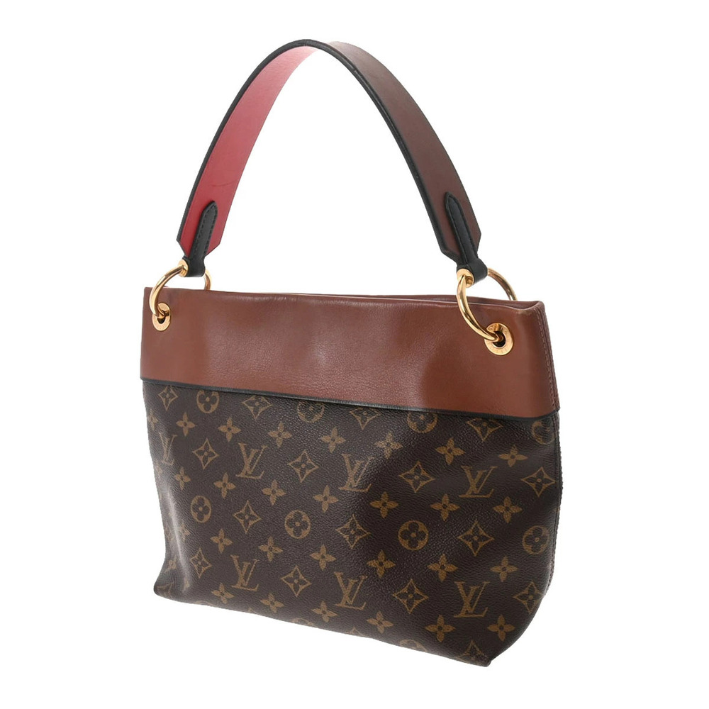 Louis Vuitton Besace Camel Monogram Bag Tan Brown Tuileries Canvas